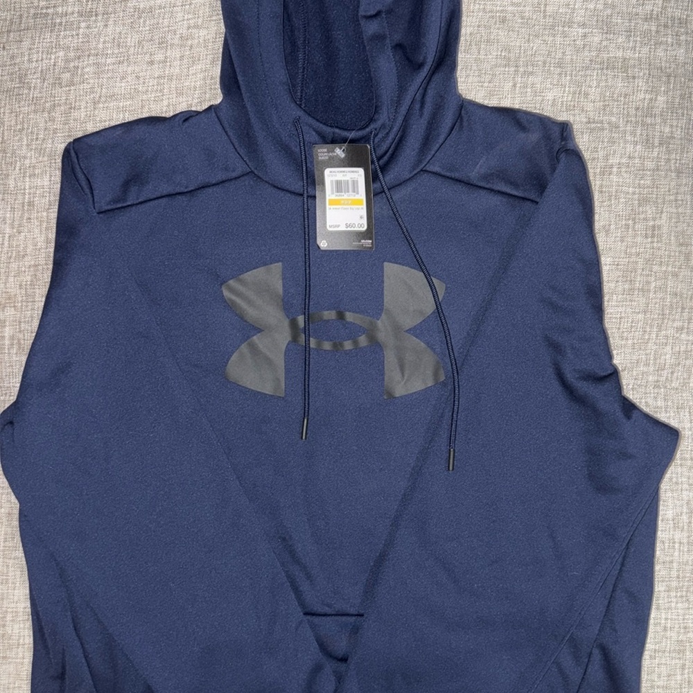 Dark Blue Under Armour Hoodie Sweatshirt